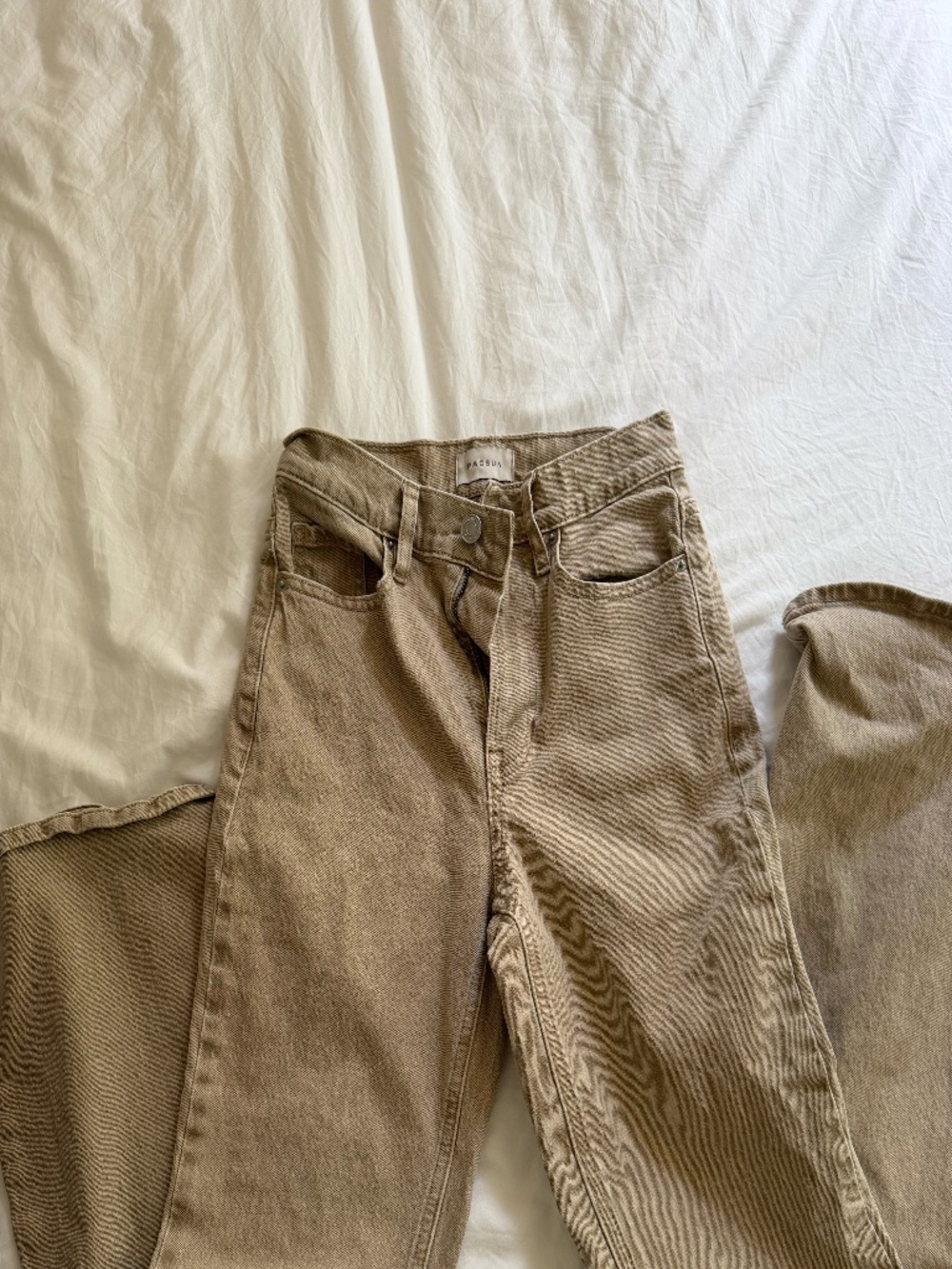 PacSun Sunwear Tan Khaki Jeans Hi Rise Bootcut 🤎